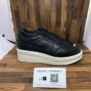 Women's Nike Air Jordan 1 Retro Low Lifted Black Sneaker Size 7.5 AO1334-014